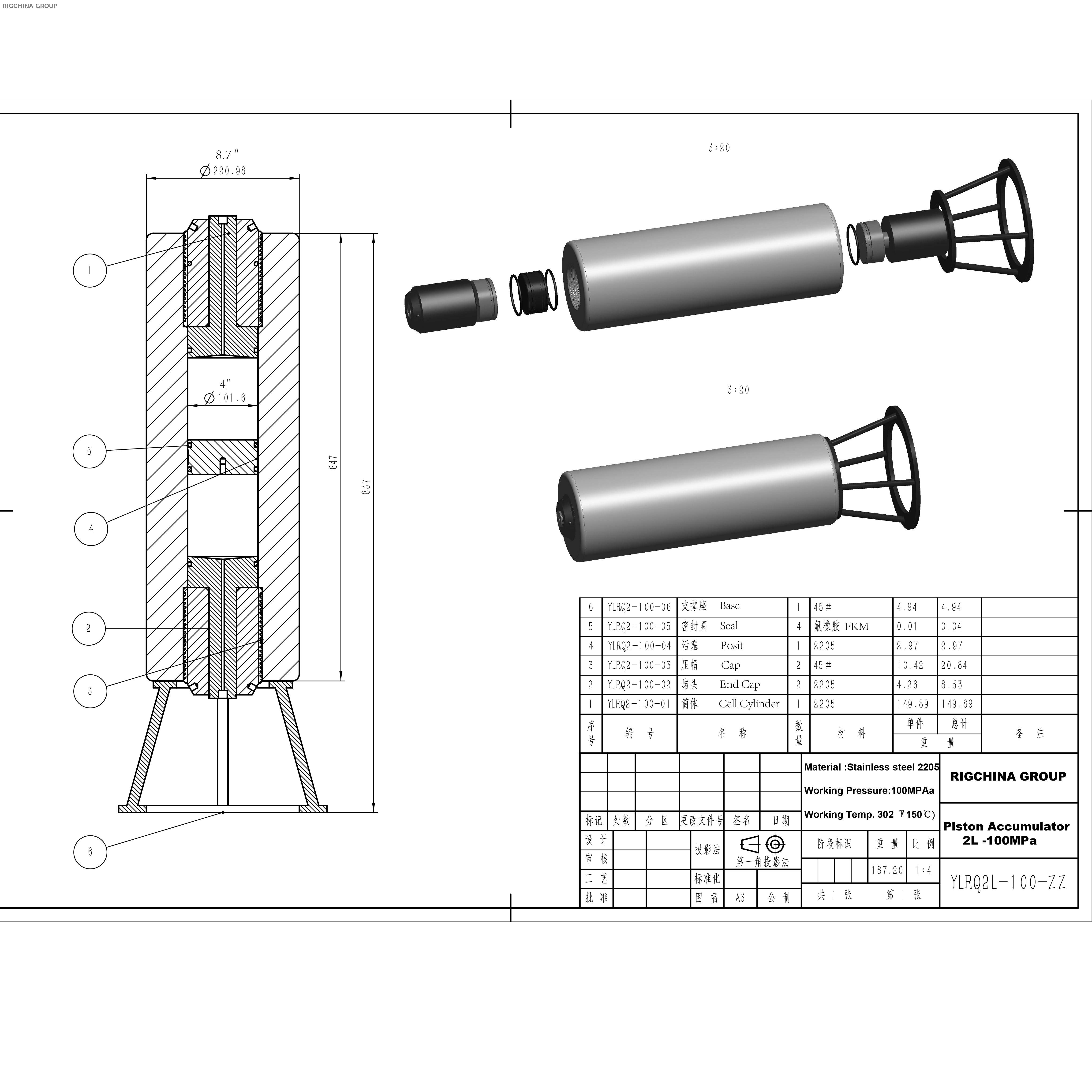 Fluid Transfer Vessels & Accumulators